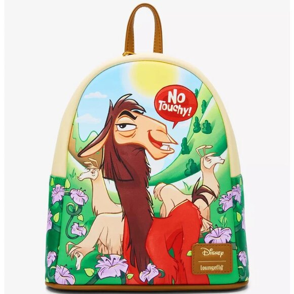 Loungefly Handbags - Loungefly Disney Emperors New Groove Mini Backpack Kuzco No Touchy Llama Bag New